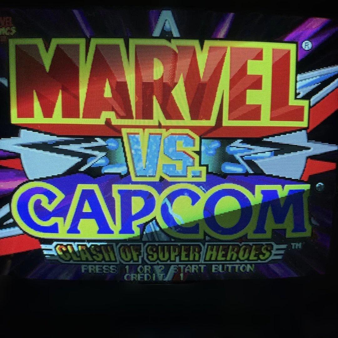 アーケード基板　cps2 マーヴルvsカプコン