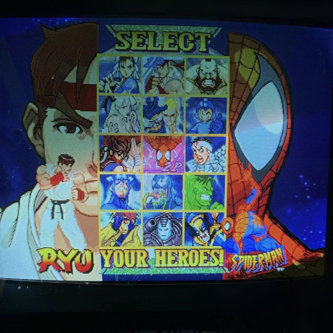 アーケード基板　cps2 マーヴルvsカプコン