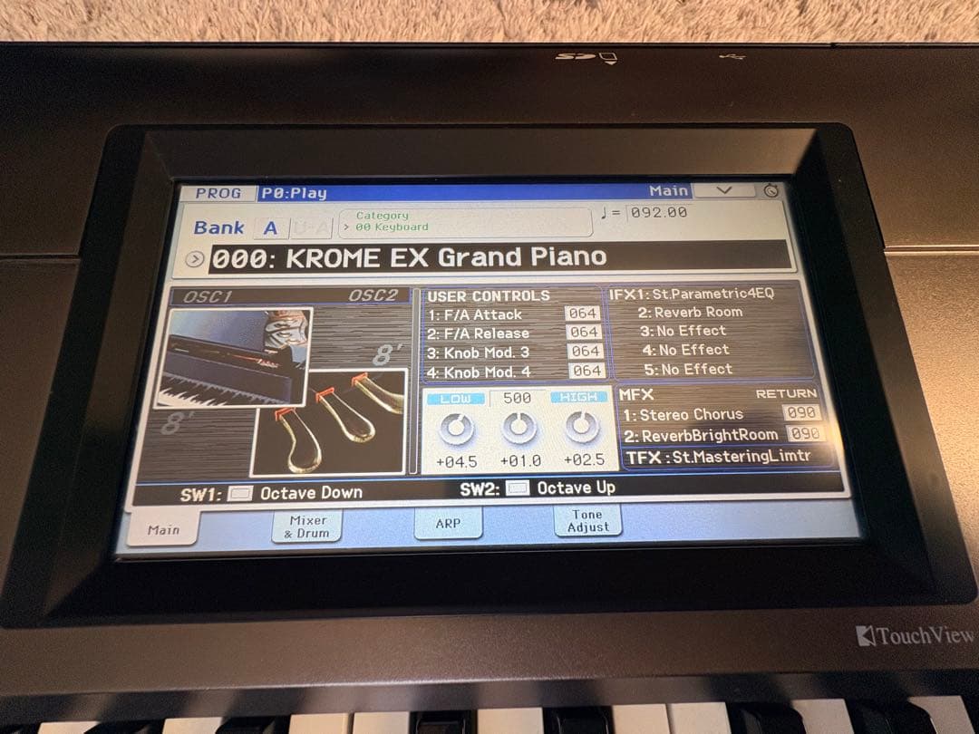 KORG KROME EX 61鍵シンセサイザー