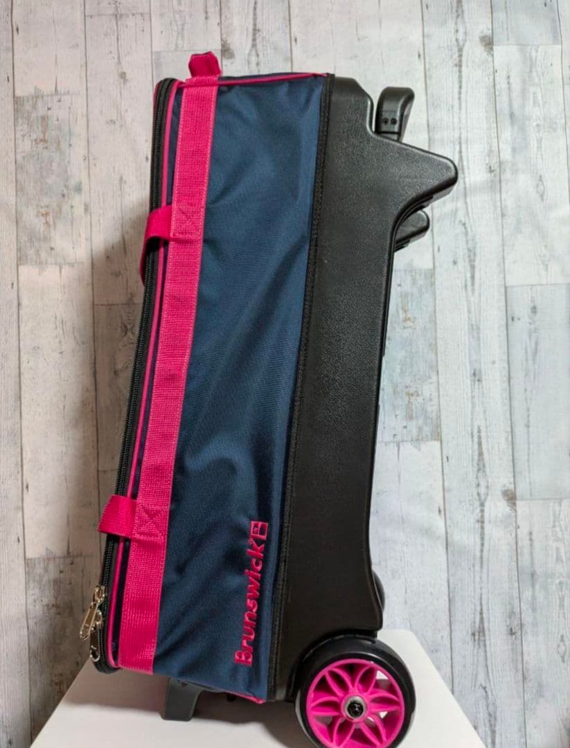 新品 ボウリング 3ボール バッグ 自立タイプ