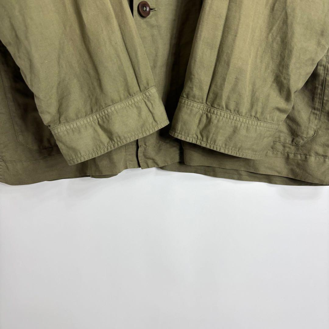 MHL. DRY COTTON LINEN 日本製 シャツ ジャケット M