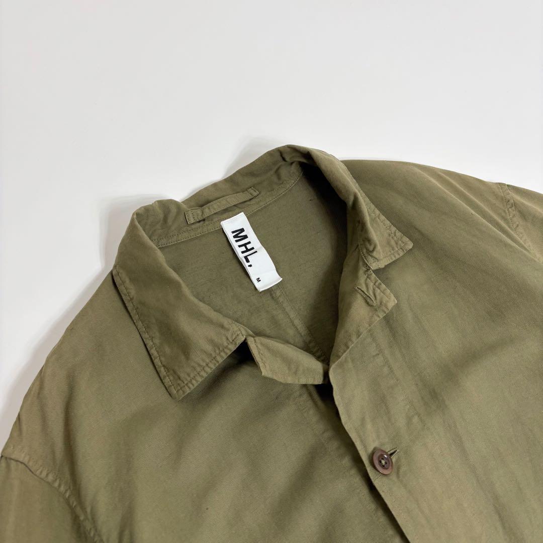 MHL. DRY COTTON LINEN 日本製 シャツ ジャケット M