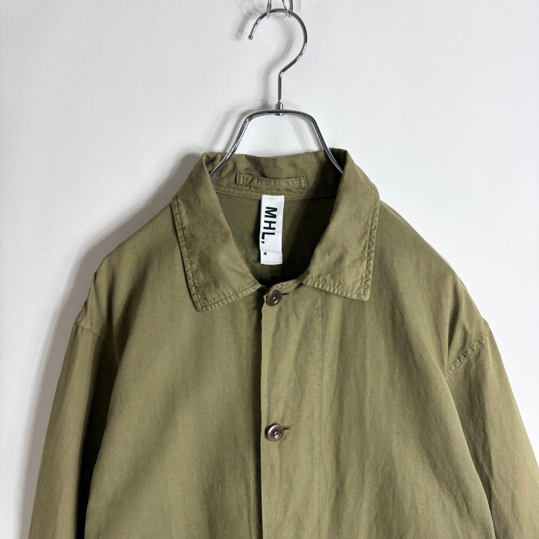MHL. DRY COTTON LINEN 日本製 シャツ ジャケット M
