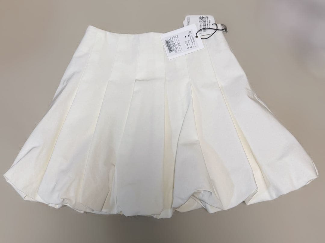 Her lip to￤Bubble Cotton Mini Skirt