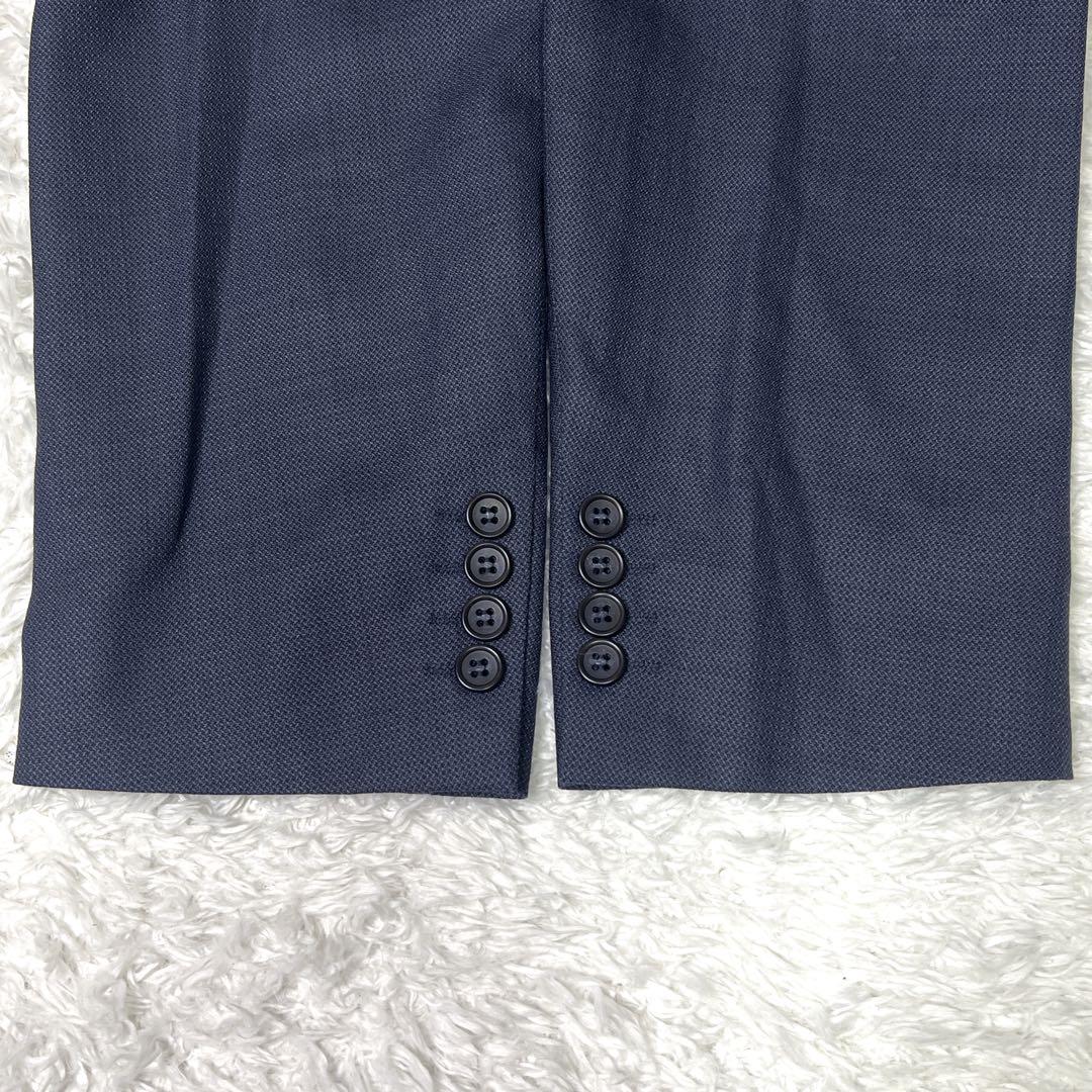 【未使用】ダーバン OPUS テーラードジャケット 日本製 シルク混 2L