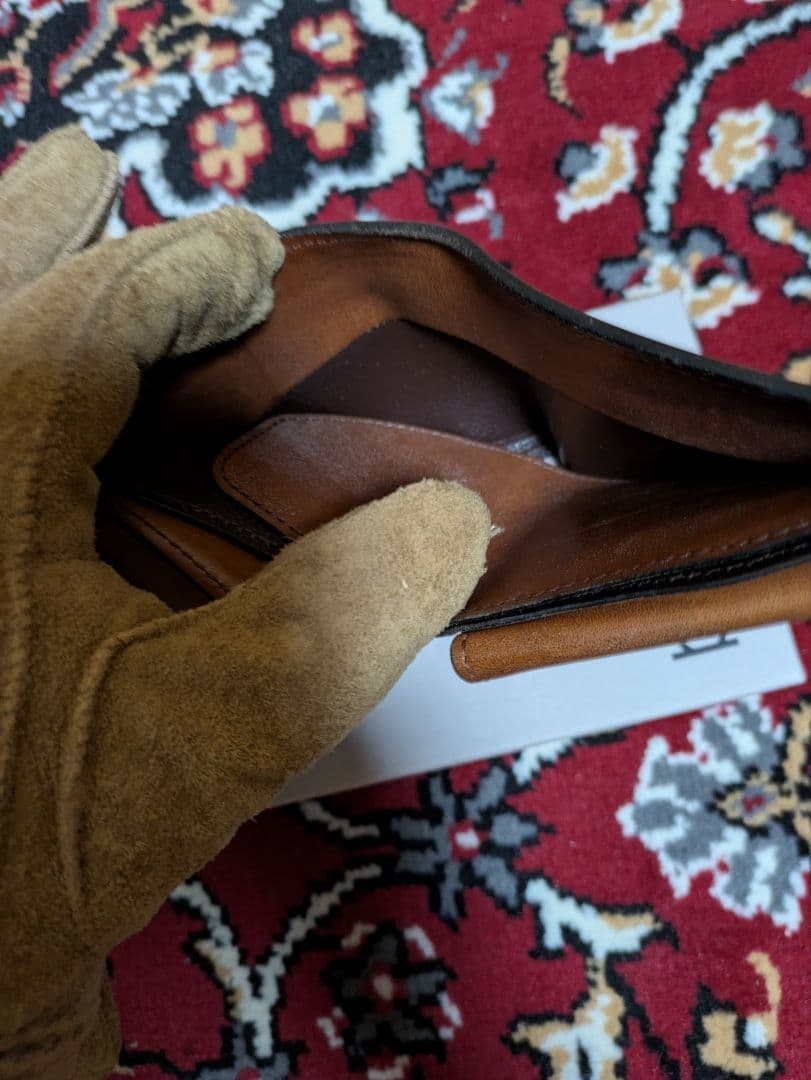 ワイルドスワンズ グラウンダー フルグレインブライドルレザー ダークステイン