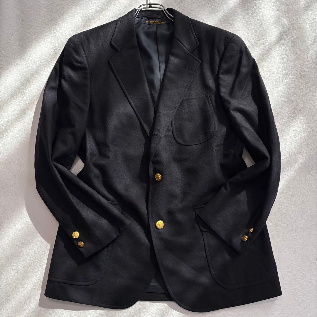 美品 ブルックスブラザーズ 紺ブレ 金ボタン テーラードジャケット Mサイズ
