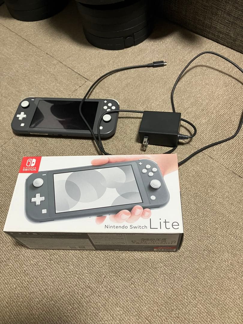 Nintendo Switch Lite グレー 本体 ACアダプター付き