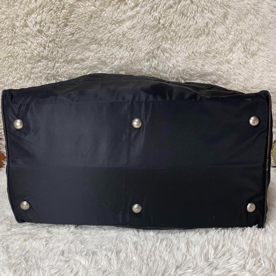 【極美品】PRADA プラダ　ボストンバッグ　旅行用　ナイロン　ブラック　大容量