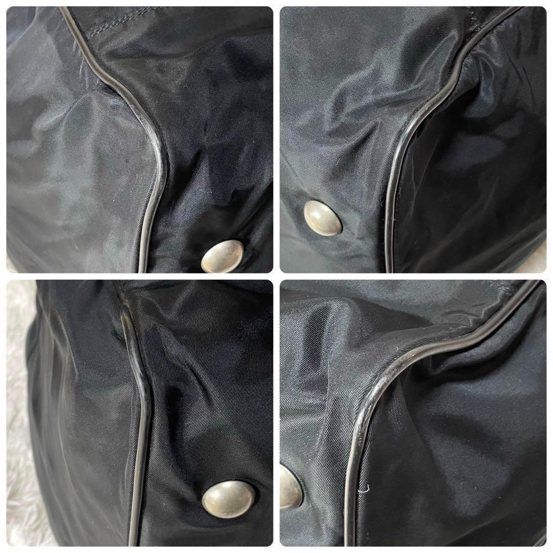 【極美品】PRADA プラダ　ボストンバッグ　旅行用　ナイロン　ブラック　大容量