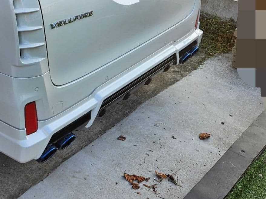 アルファードヴェルファイア30後期ROWEN ステンレス デュアルテールマフラー