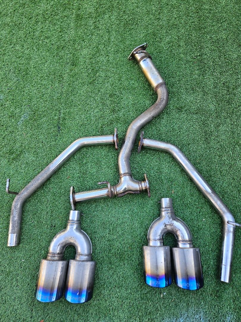 アルファードヴェルファイア30後期ROWEN ステンレス デュアルテールマフラー