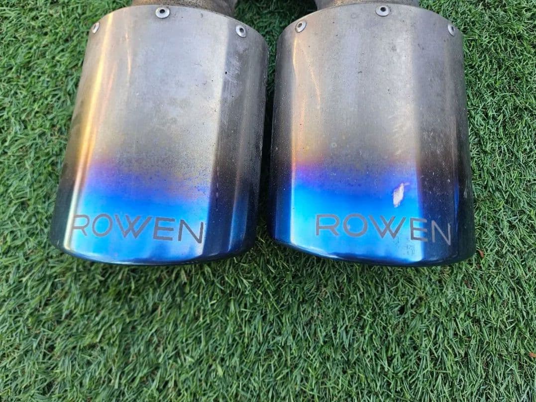 アルファードヴェルファイア30後期ROWEN ステンレス デュアルテールマフラー