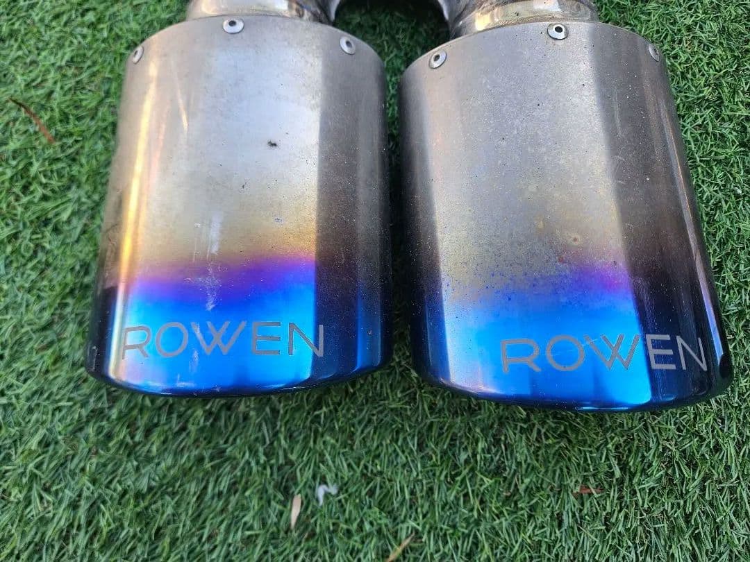 アルファードヴェルファイア30後期ROWEN ステンレス デュアルテールマフラー