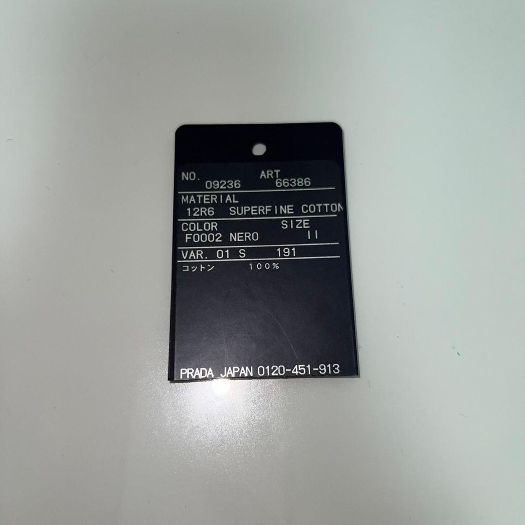 値下げ！PRADA スーパーファインコットン ロングソックス Sサイズ ネロ