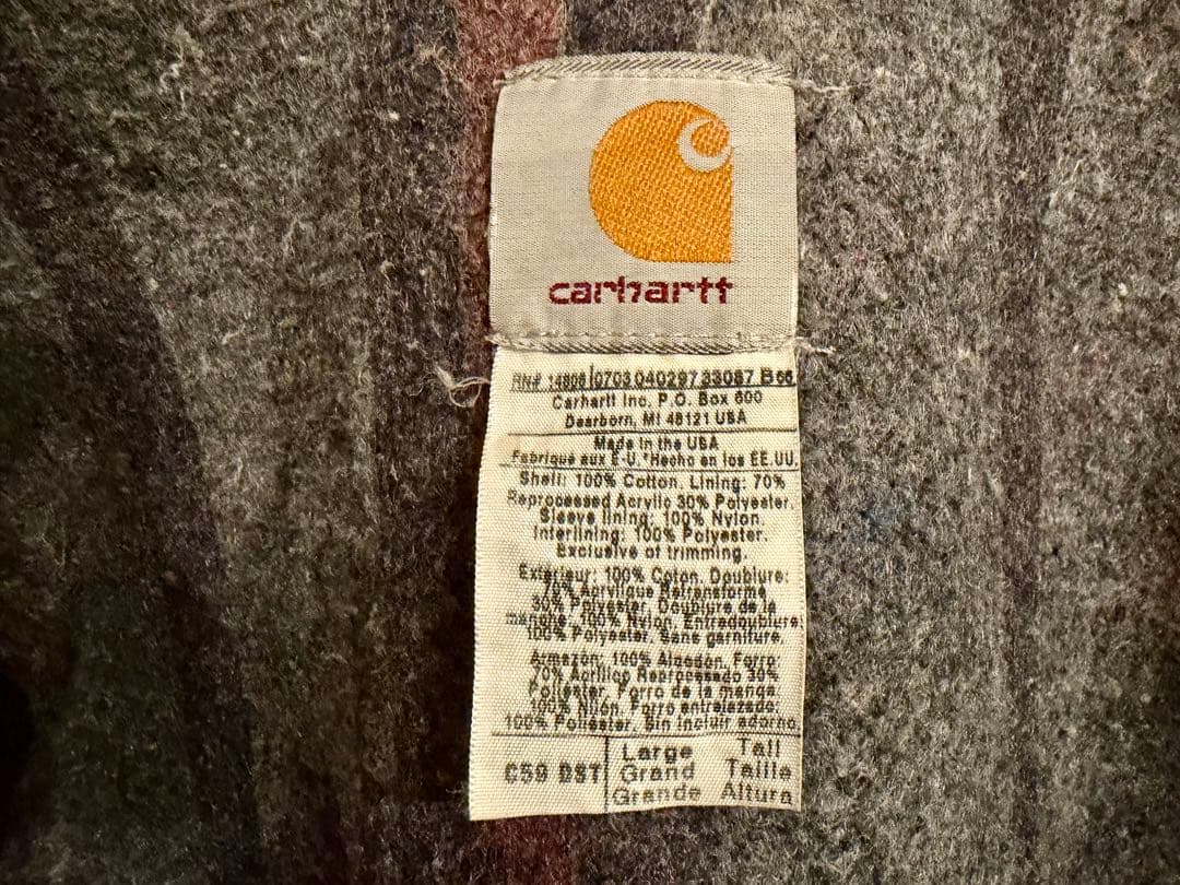 carhartt ミシガンチョアコート ブルーデニム large-tall