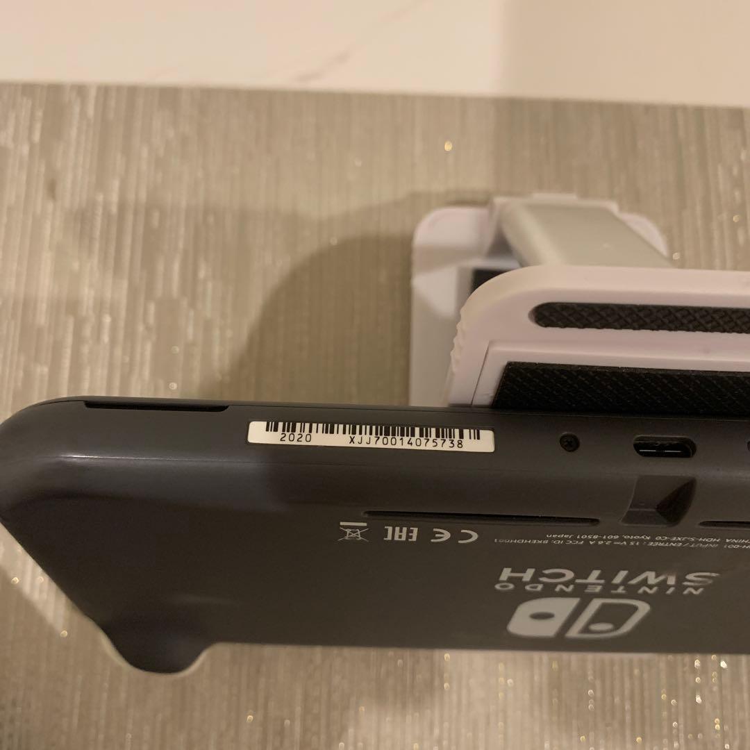 Switchライトグレー　ケース、画面保護シート付