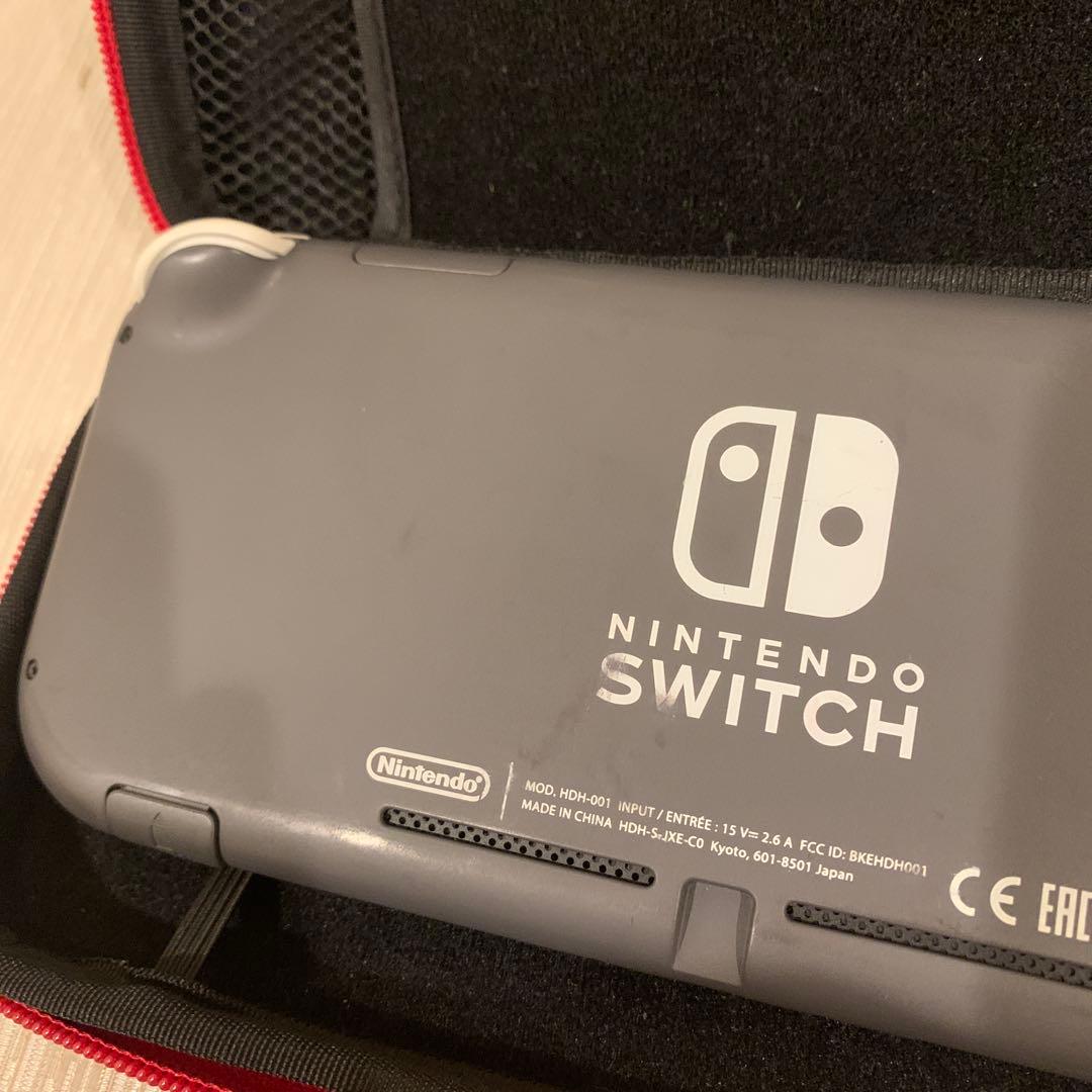 Switchライトグレー　ケース、画面保護シート付