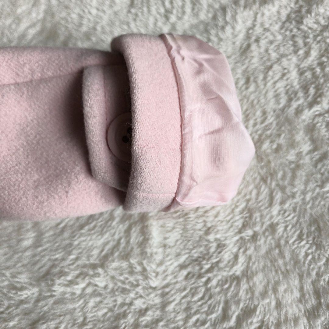 【希少ピンク✨】バーバリーブルーレーベル カシミヤ混2wayフードコート36 Ｓ