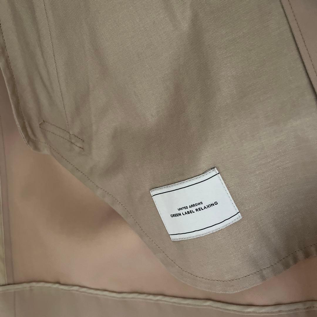 green label relaxing テントライン ミドル コート トレンチ
