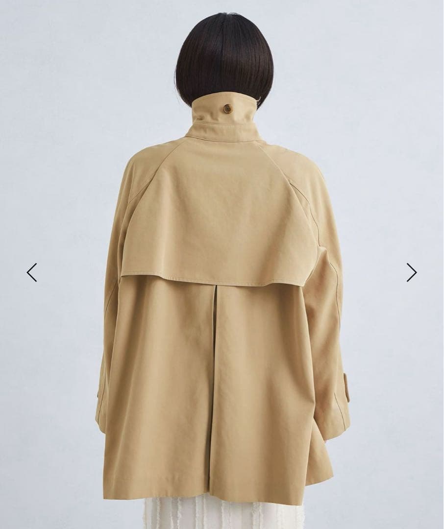 green label relaxing テントライン ミドル コート トレンチ