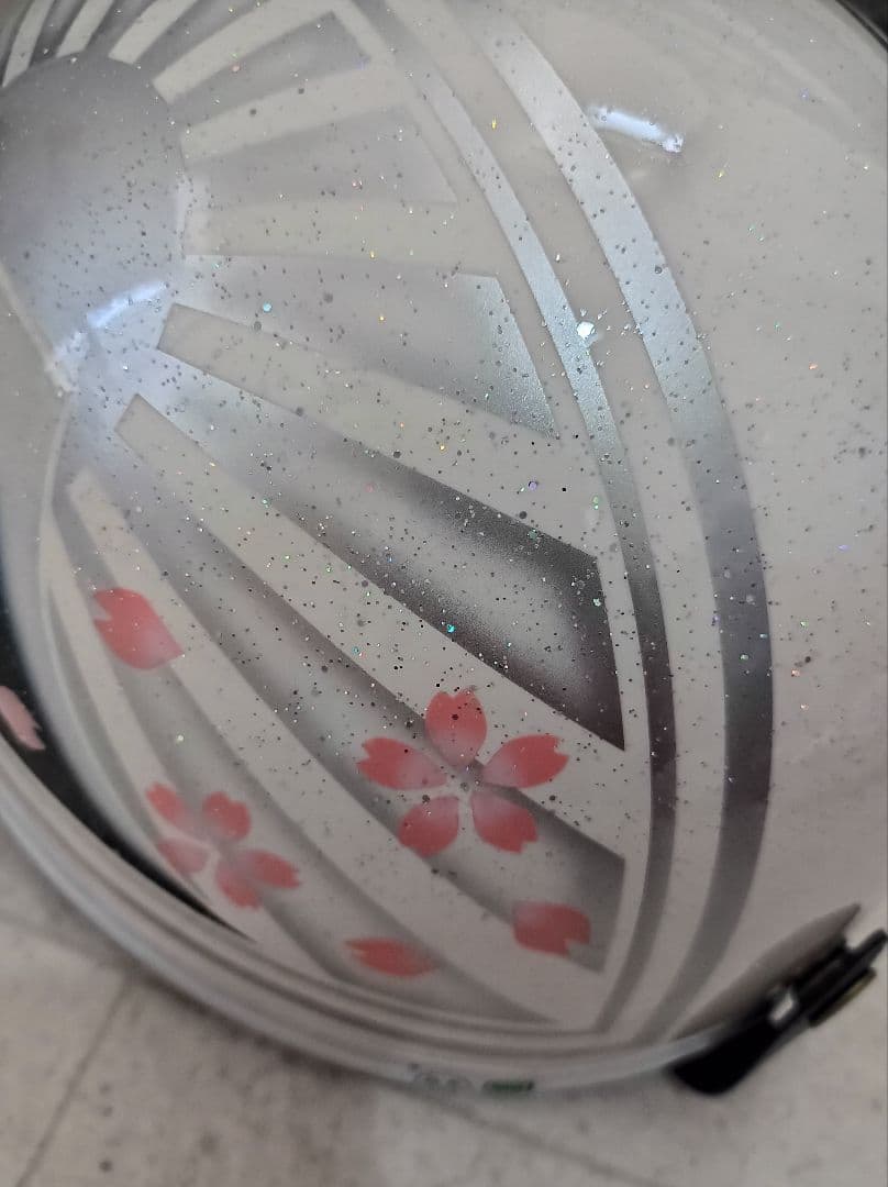 カスタムコルク半　シルバー富士日章　七色ラメ