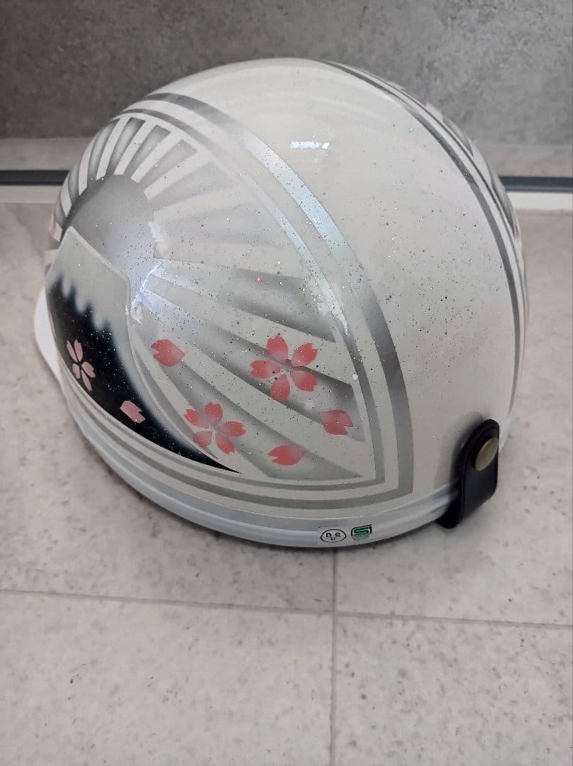 カスタムコルク半　シルバー富士日章　七色ラメ