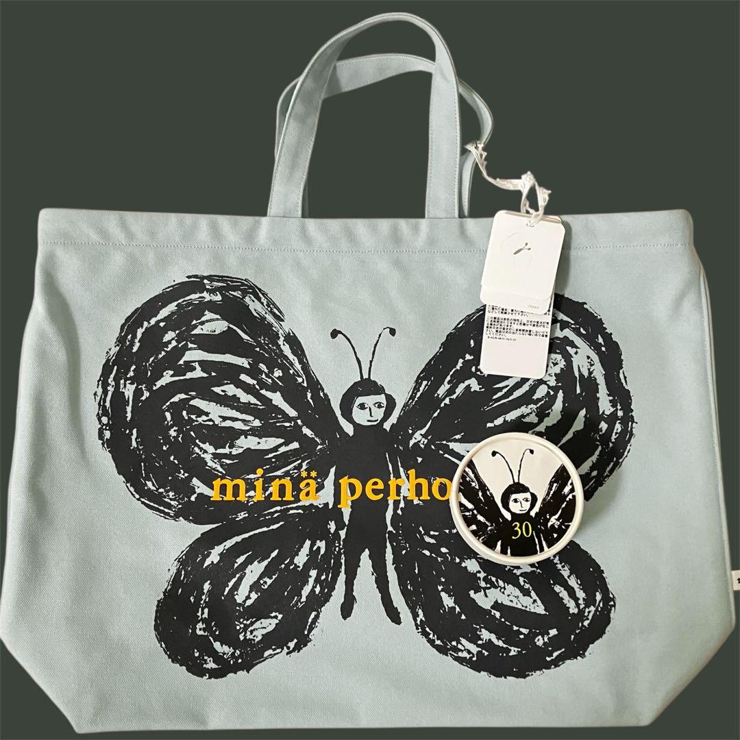 新品ミナペルホネン30周年 羽花 UKKA トートバッグ ノベルティ メジャー