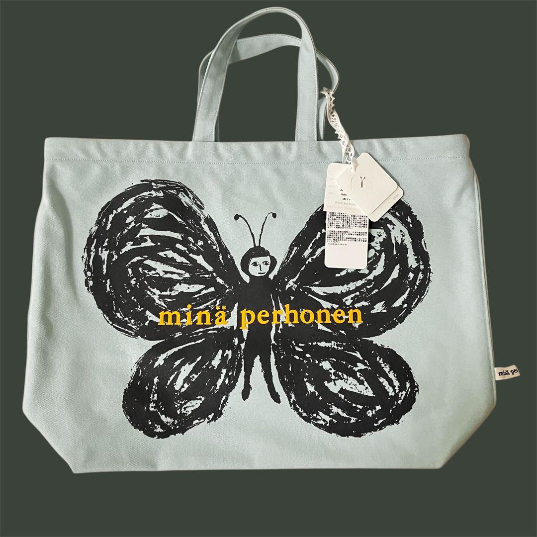 新品ミナペルホネン30周年 羽花 UKKA トートバッグ ノベルティ メジャー