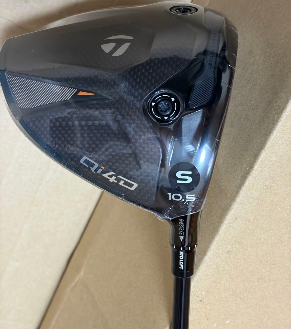 新品未使用 テーラーメイド最新ドライバー Qi4D 10.5° MR50S 青