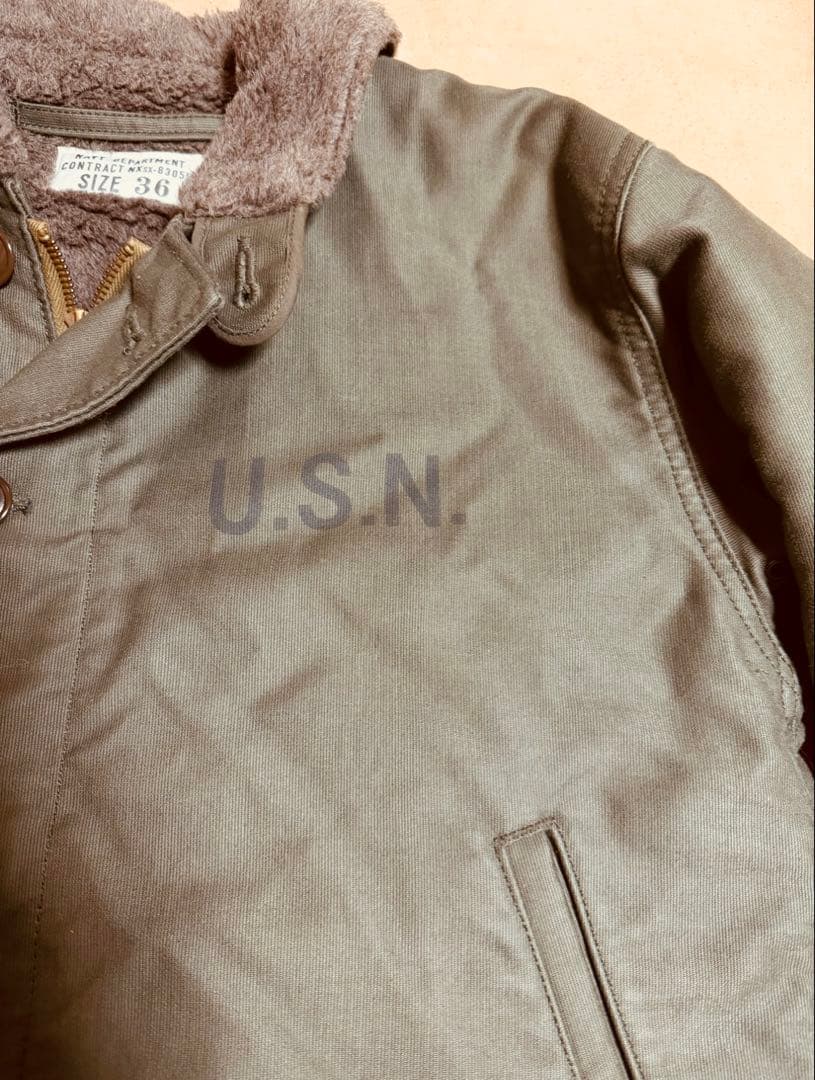 レア！美品！THE FEW N-1デッキジャケット（アルパカ100%）