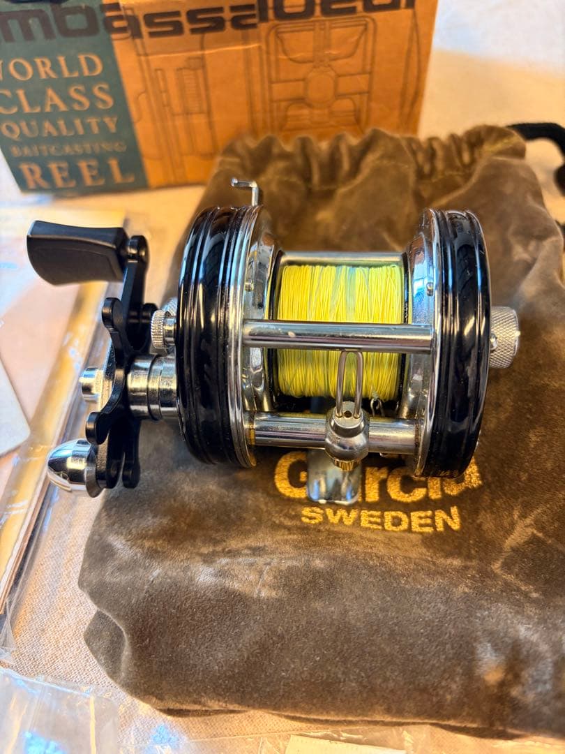 ABU アンバサダー 5000C レプリカ　スウェーデン製 箱/袋/取説