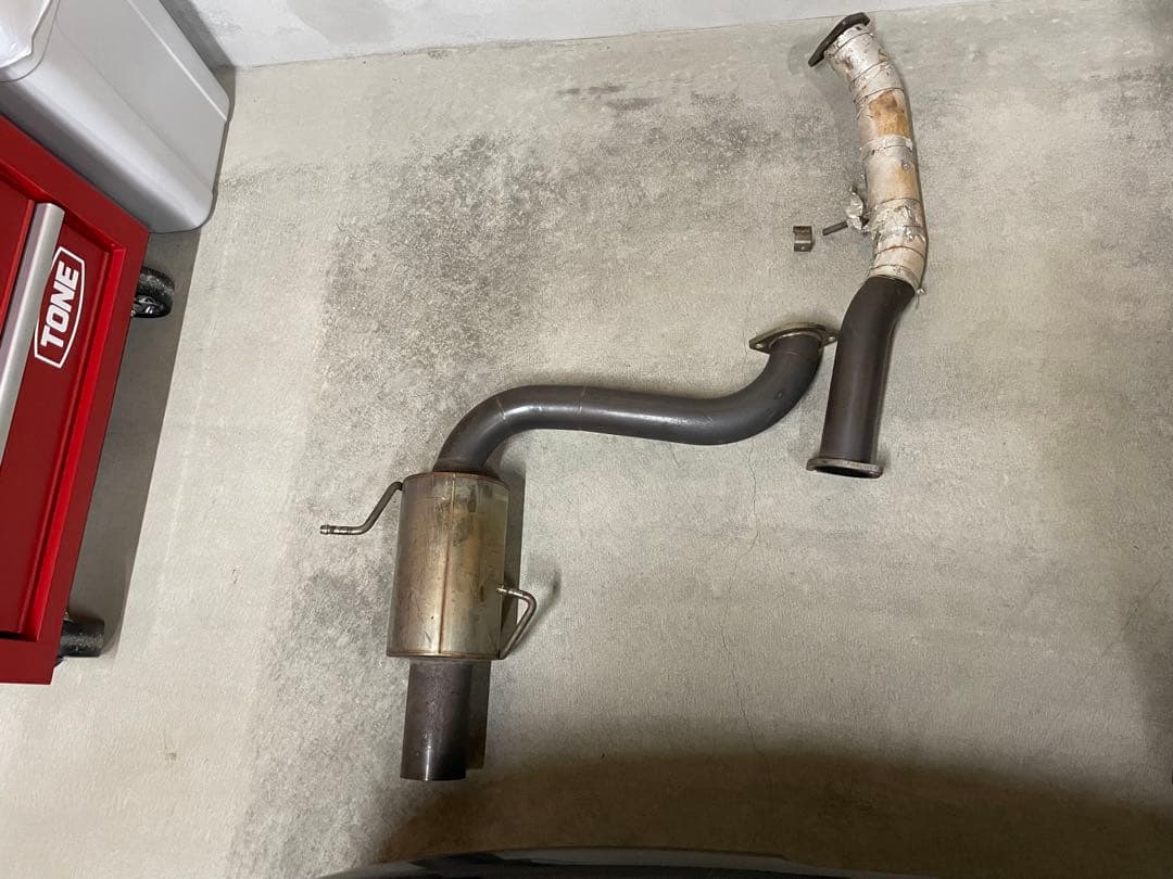 mr2 sw20 ワンオフマフラー