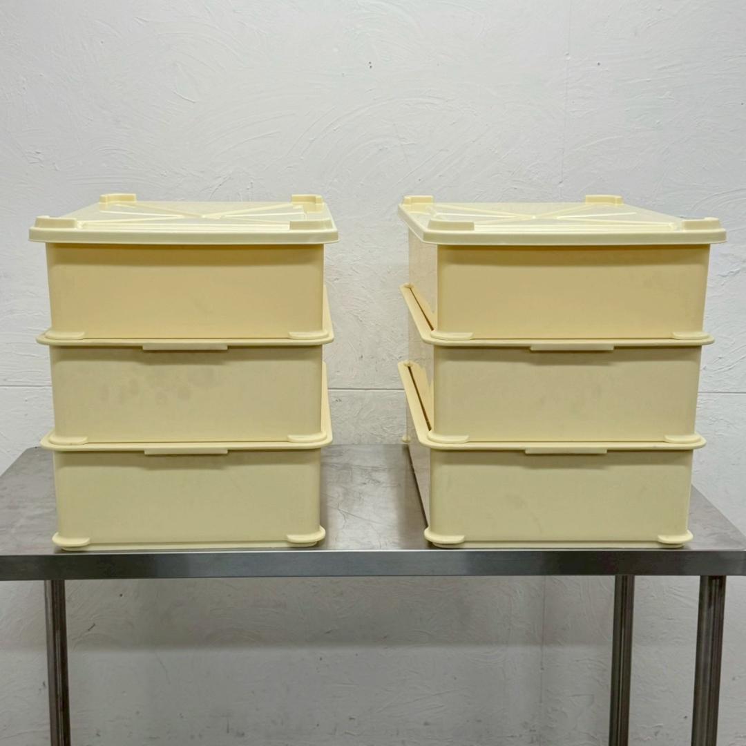 業務用 番重 バンジュウ 6個セット 蓋２枚 コンテナ 640×415×160