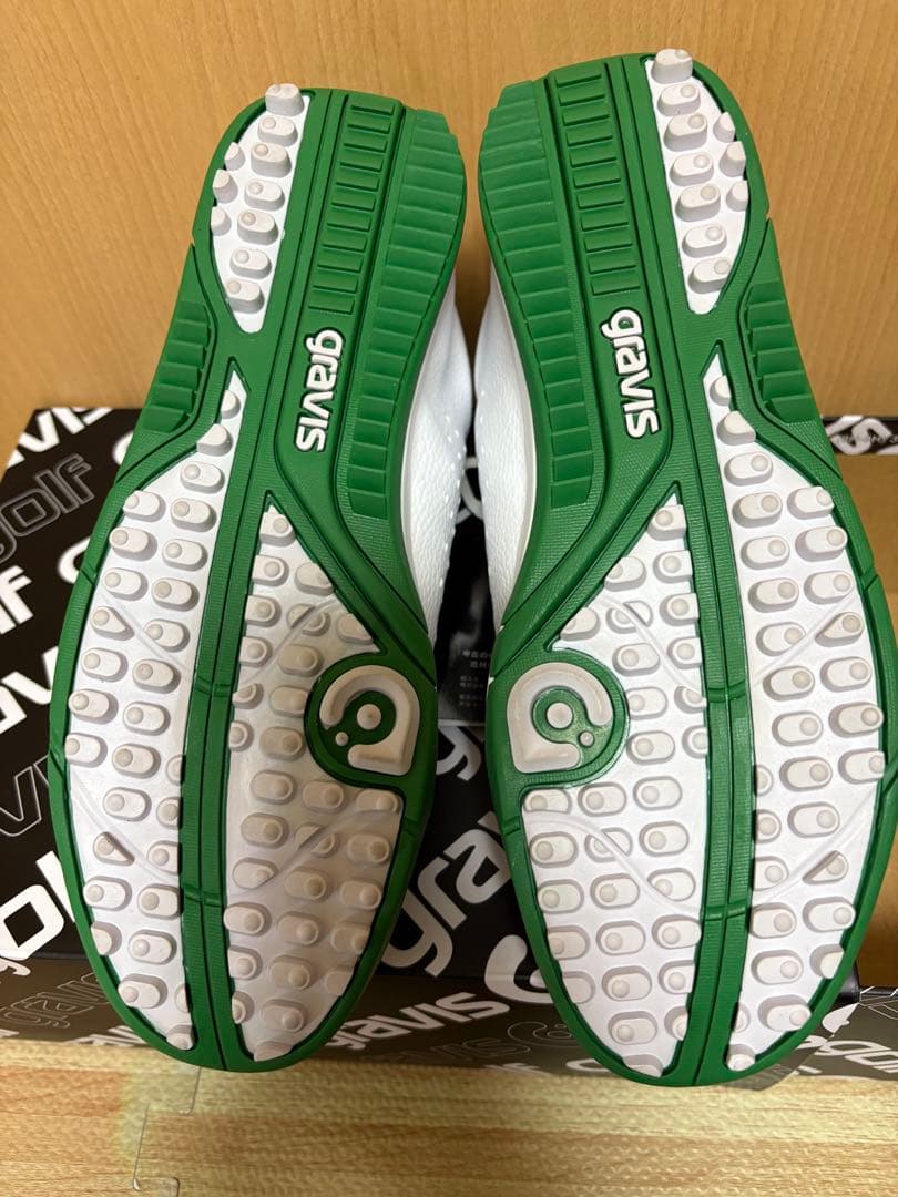 gravis golf ゴルフシューズ ホワイト/グリーン