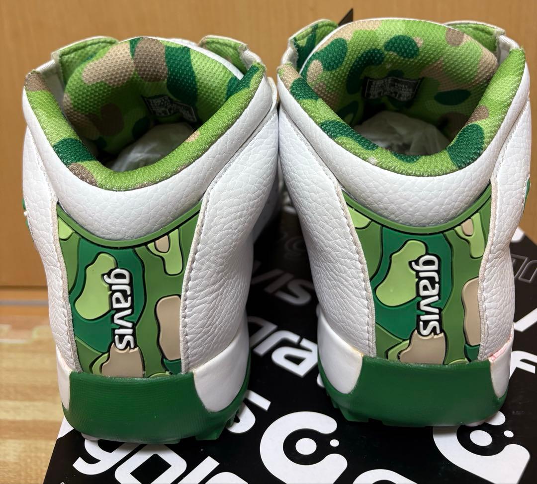 gravis golf ゴルフシューズ ホワイト/グリーン