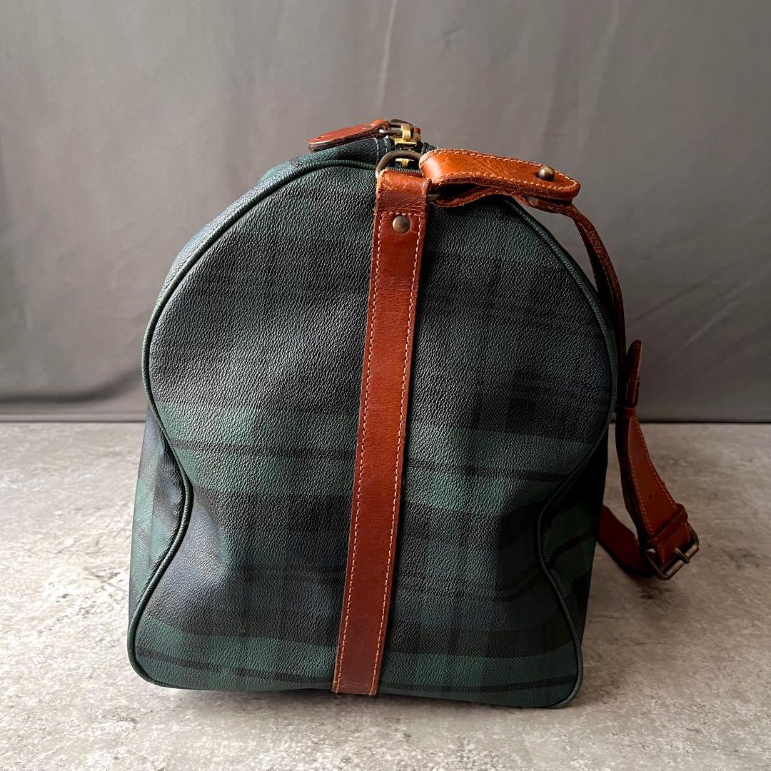 まさ様 ポロ ラルフローレン ボストンバッグ 大容量 ブラックウォッチ