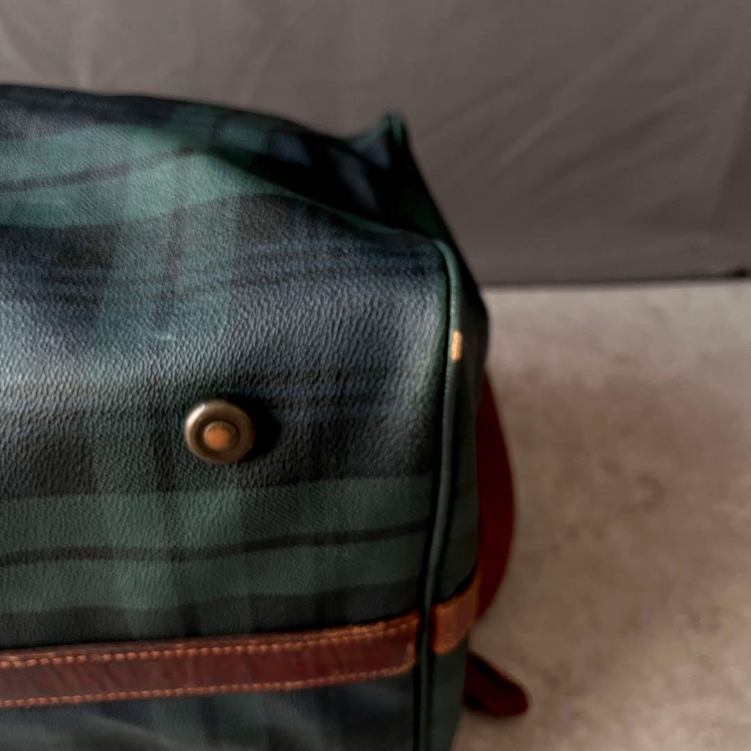 まさ様 ポロ ラルフローレン ボストンバッグ 大容量 ブラックウォッチ