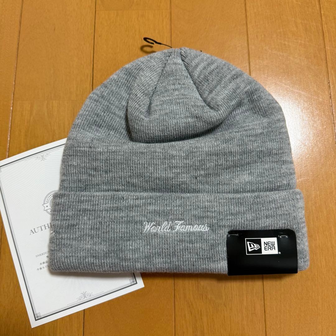 Supreme New Era Box Logo Beanie グレー 22aw