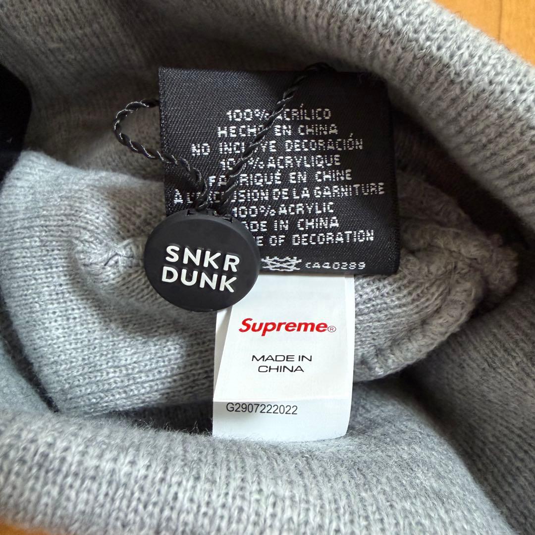 Supreme New Era Box Logo Beanie グレー 22aw