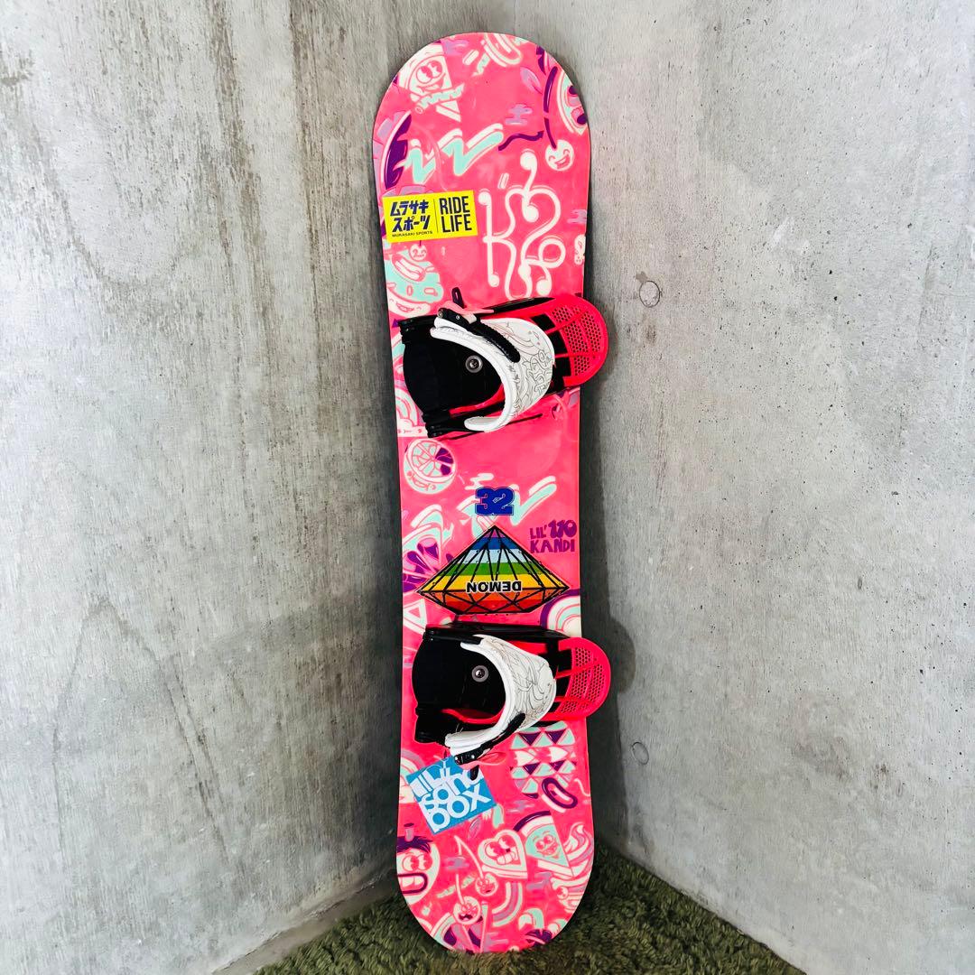 大人気 キッズ K2 LILKANDIスノーボード3点セット 110cm