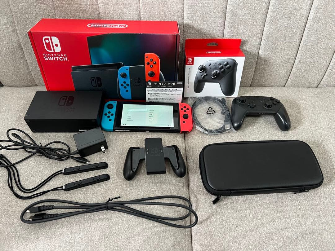 【美品・即購入可】 Nintendo Switch 本体　Proコントローラー等