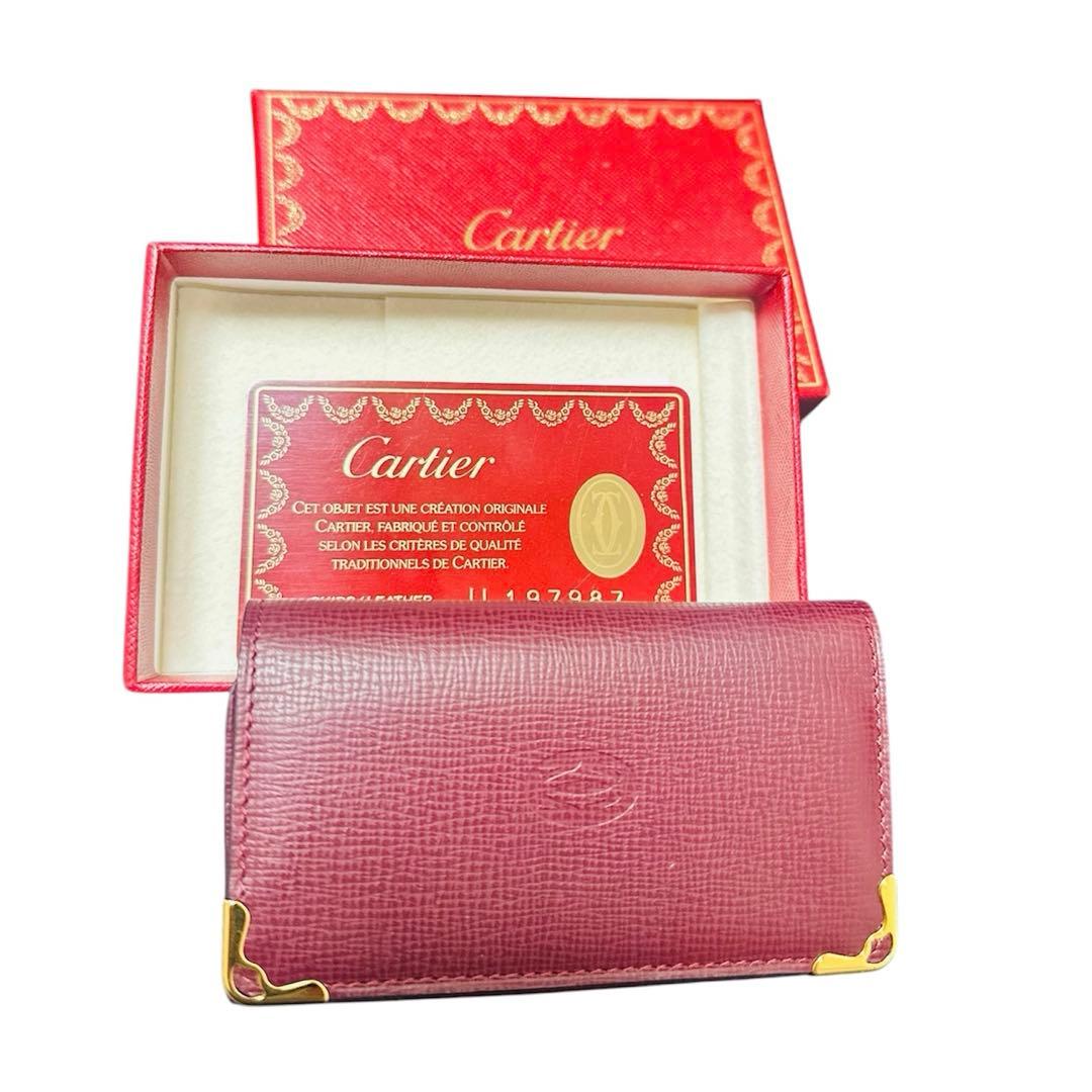 【美品】Cartier カルティエ キーケース６連 マストライン