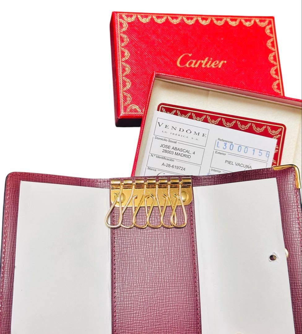 【美品】Cartier カルティエ キーケース６連 マストライン