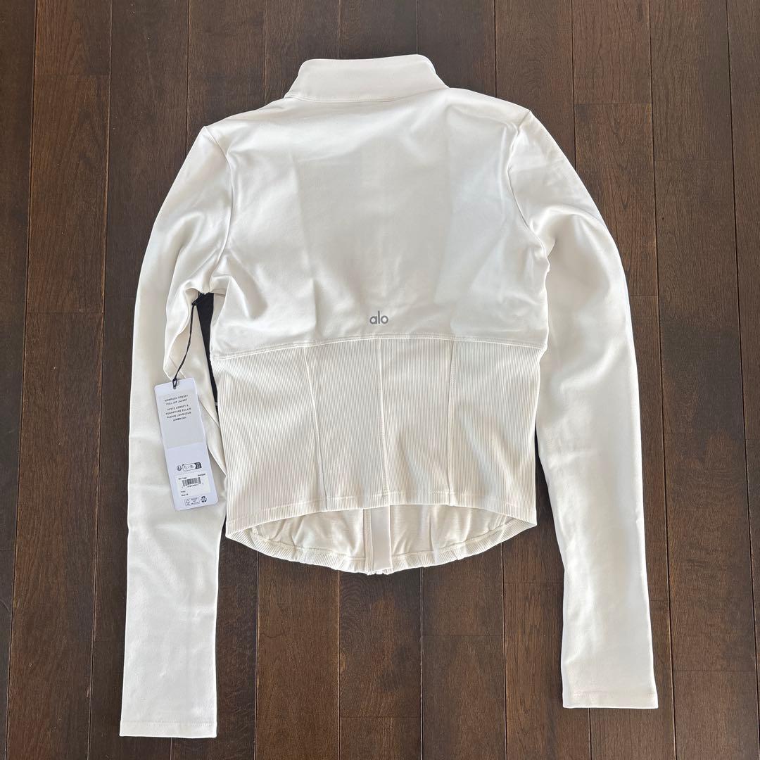 ヨガ・ピラティス Alo Full Zip Jacket M Ivory
