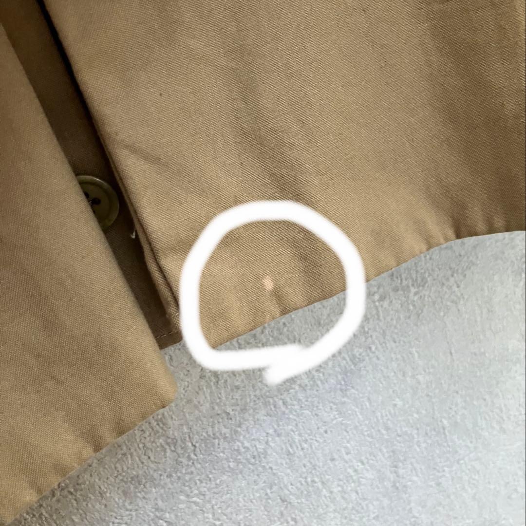 YAECA 60503 KHAKI ステンカラーコート　M