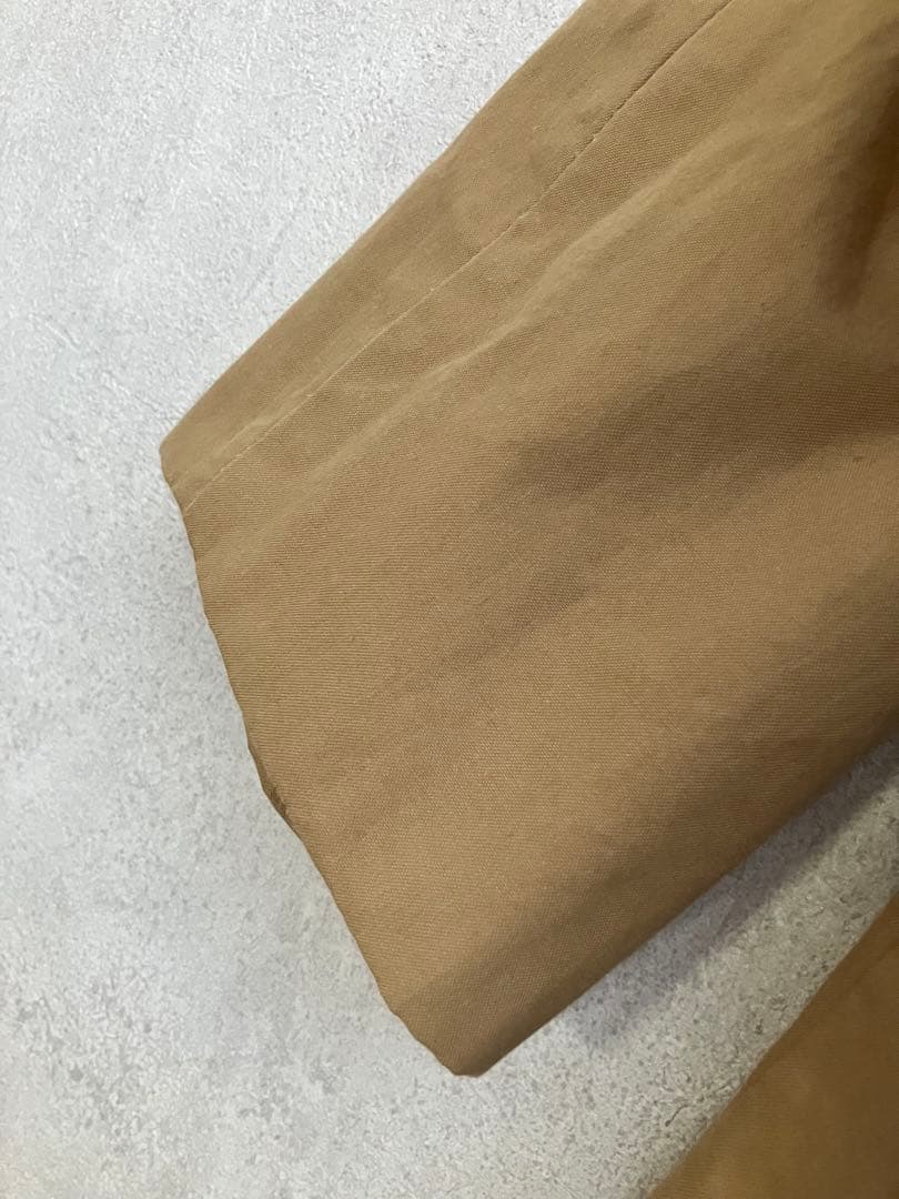 YAECA 60503 KHAKI ステンカラーコート　M