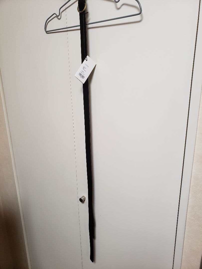 AURALEE (Men) ベルト LEATHER BELT 黒 M