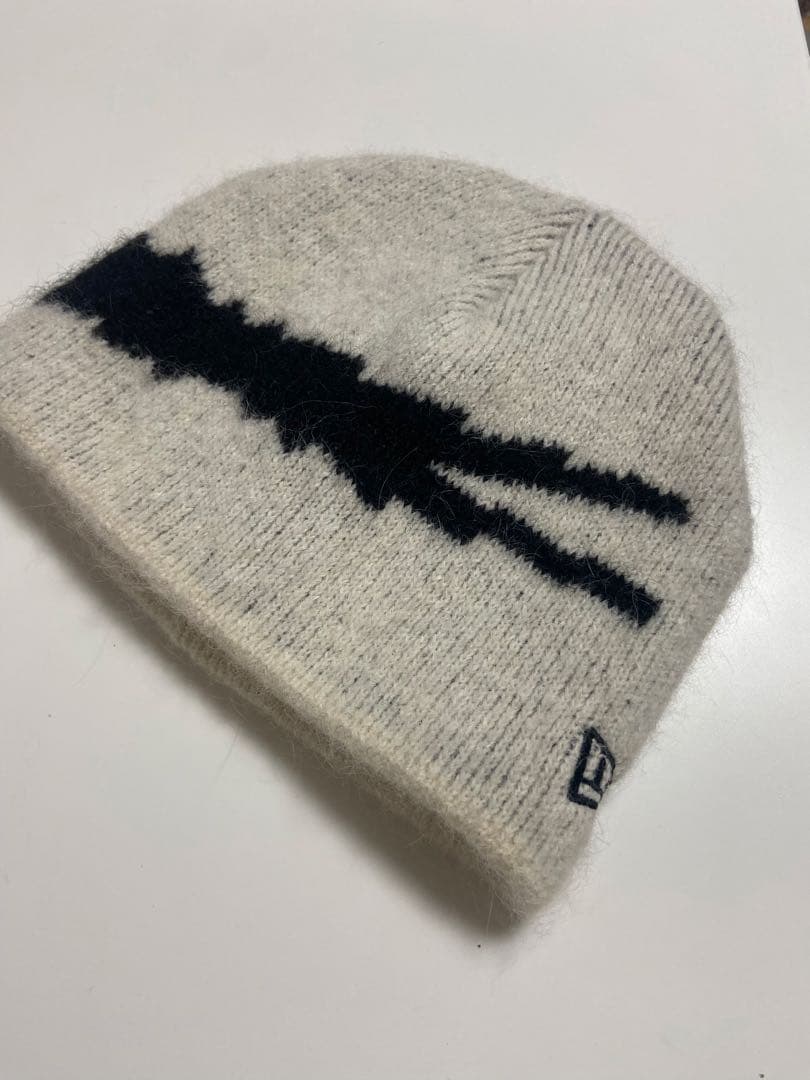 ニューエラ LE SSERAFIM ホワイト ニット帽