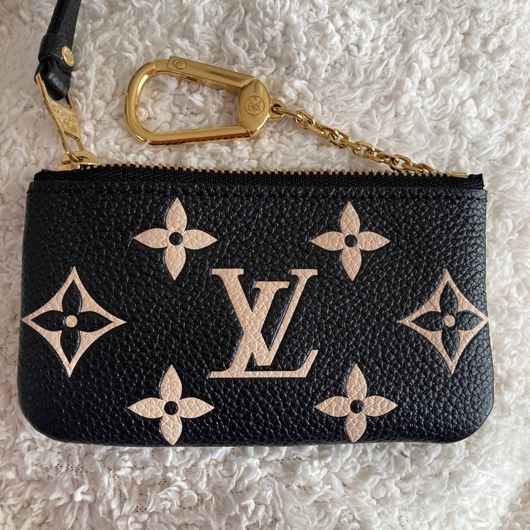 LOUIS VUITTON レザーキーケース モノグラム ポシェット・クレ